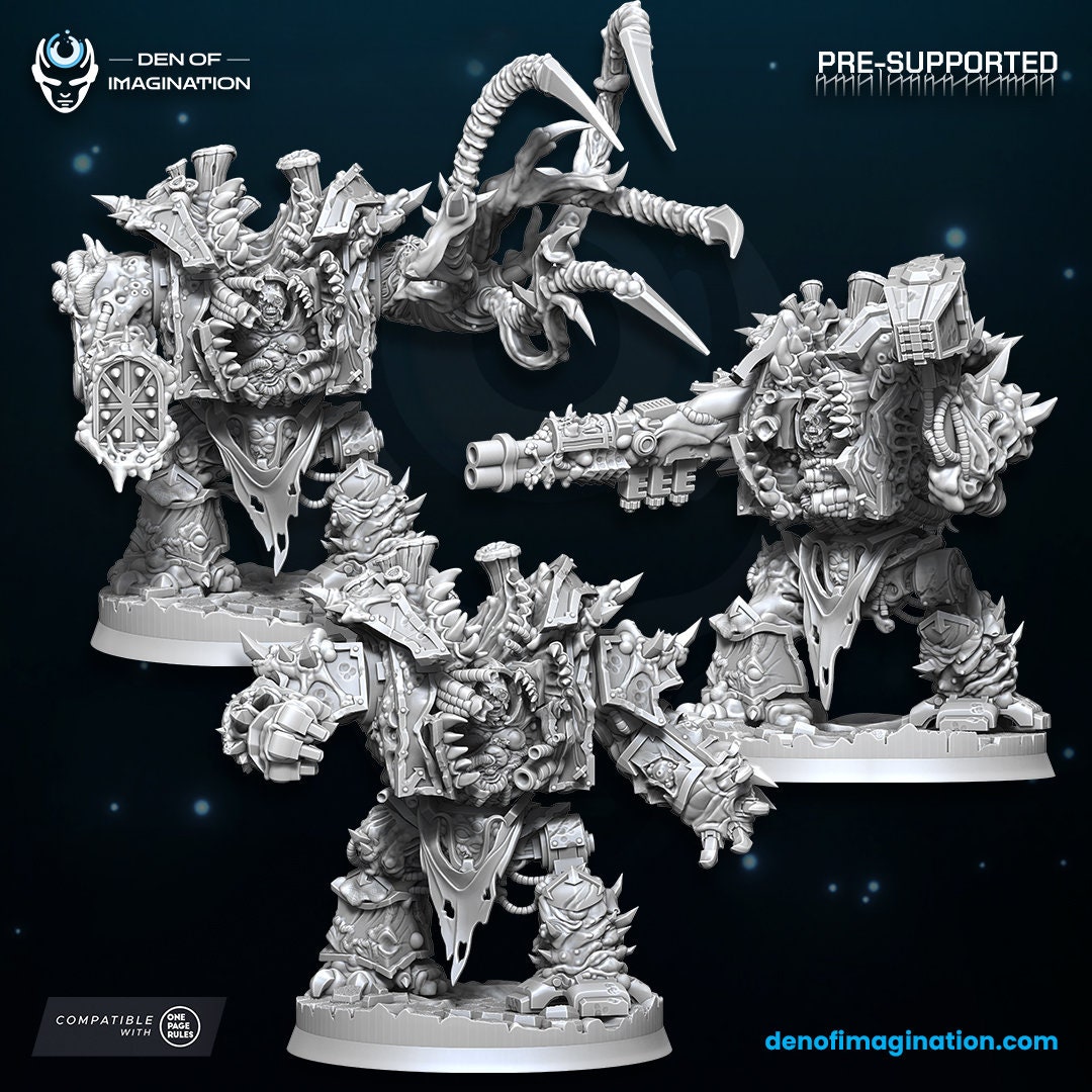 Plague Juggernaut • Den of Imagination • 3D Printed Tabletop Miniature ...