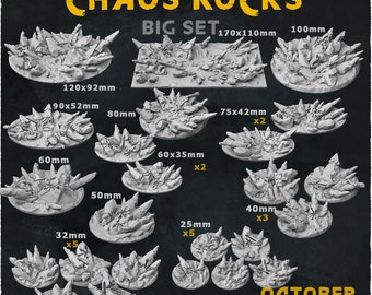 Chaos Rocks Bases • Zabavka Workshop