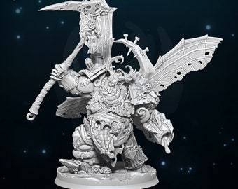 Plague Father • Demonic Prince • Den of Imagination  •  3D Printed Tabletop Miniature •