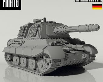 Grim Jagdtiger II Heavy Tank Destroyer • Modular • Grim Prints •  FDM Printed Wargaming Tank •