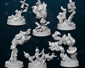 Plague Blessed Objective Markers • Den of Imagination • 3D Printed Tabletop Miniature •