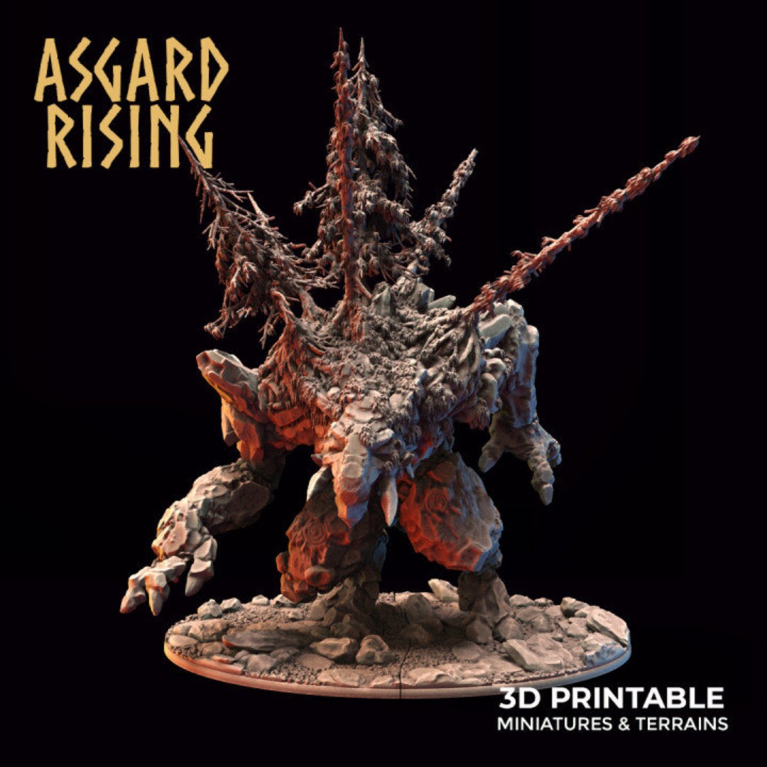 Giant Stone Troll TROLLS Asgard Rising Miniatures 3D - Etsy