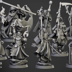 Wizards • Sunland Empire • Highlands Miniatures • 3D Printed Tabletop Miniature •