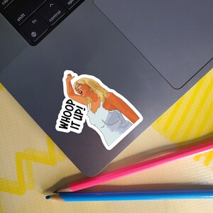 Whoop It Up! - Vicki Gunvalson - Real Housewives of Orange County Vinyl Sticker - Outdoor