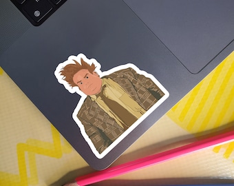 Crazy Hair - Thomas R. &quot;Tommy&quot; Callahan III - Tommy Boy Vinyl Sticker - Outdoor