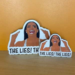 The Lies! The Lies! - Kandi Burress - Real Housewives of Atlanta Fridge Magnet