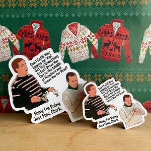Christmas Vacation Fridge Magnet: Clark Griswold & Cousin Eddie Quote