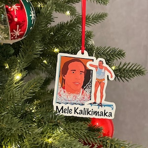 Mele Kalikimaka - Clark Griswold and Cousin Eddie - National Lampoons Christmas Vacation - Christmas Ornament