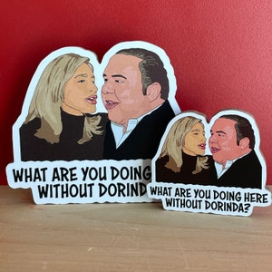 ¿Qué haces aquí sin Dorinda? - Sonja Morgan y John - Amas de casa reales de Nueva York - Imán para nevera
