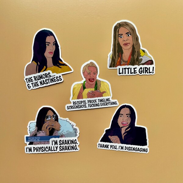Real Housewives of Salt Lake City-stickerpakket 13 - waterdichte vinylstickers