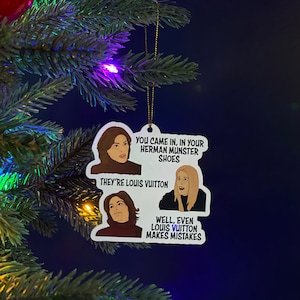 Luann and Alex Herman Munster Louis Vuitton Mistake Shoes - Luann de Lesseps and Alex McCord - Real Housewives of New York Ornament