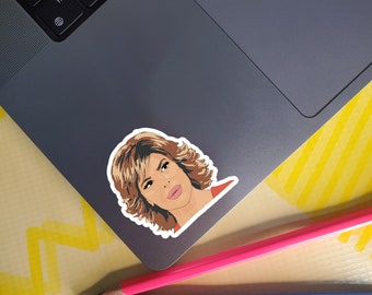 Lisa's Tear When Kim Brought The Bunny - Lisa Rinna - Real Housewives of Beverly Hills Vinyl Sticker