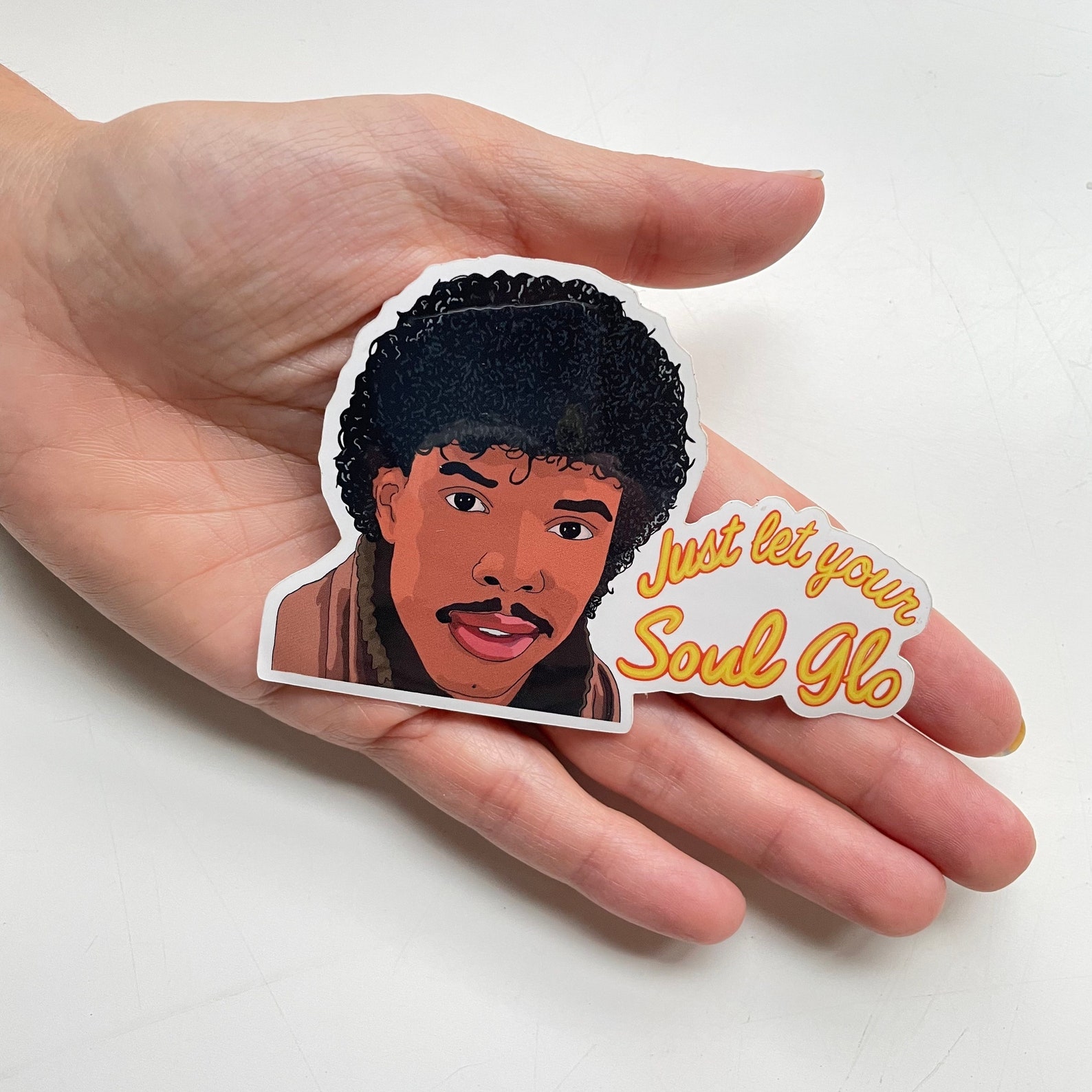 Let Your Soul Glow Coming To America Just Let Your Soul Glo Sticker Coming to America | Etsy