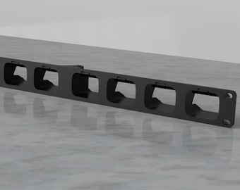 JetKVM 1U Rackmount for 8 x JetKVM - Secure Mount & Tool-less Installation