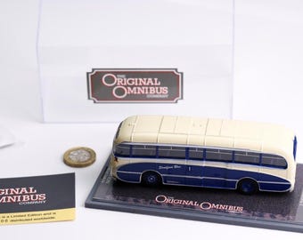 Original Omnibus OM40302 Stratford Burlingham Seagull Coach – 1:76 Die-Cast Model Bus in Box