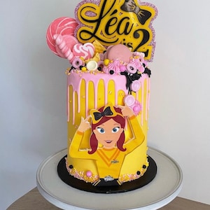 Emma Wiggle inspired cake topper