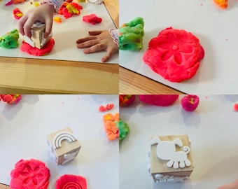 6 in 1 Play dough stamps