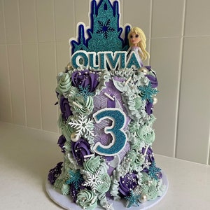 Frozen themed cake toppers