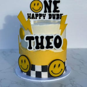One Happy Dude Cake Topper