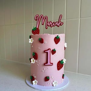 Sweet Strawberry Toppers