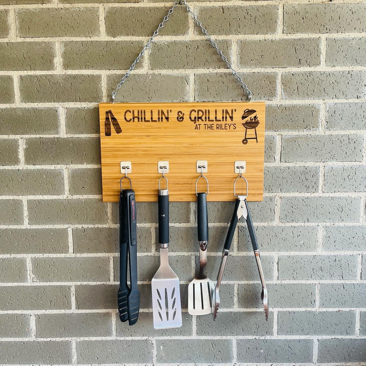 Grill Tool Storage