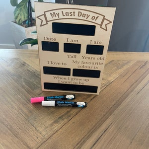 First/Last day of boards  - acrylic boards