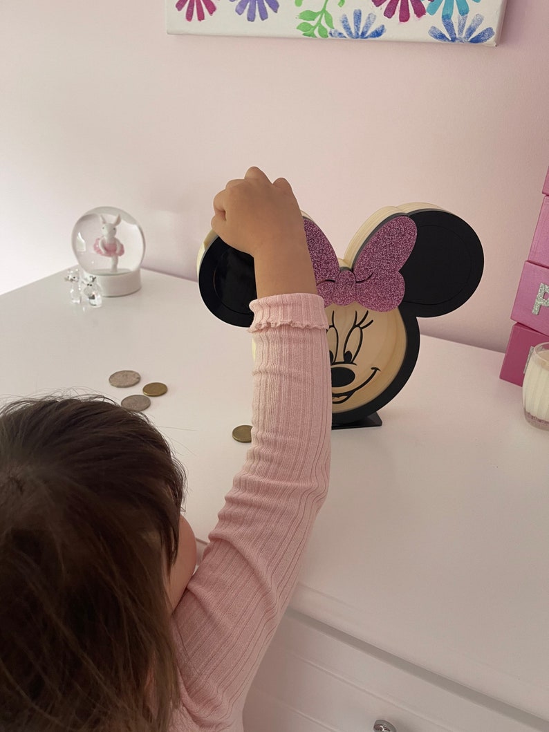 Minnie Mouse Money Box Etsy