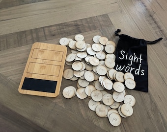 Sight words and board