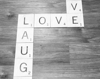 Large scrabble tiles individual