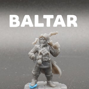 Baltar - Halfling Rogue - Galaad Miniatures - D&D Dungeons and Dragons / Pathfinder Tabletop Miniature
