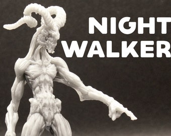 Night Walker - Printed Obsession - D&D Dungeons and Dragons / Pathfinder Tabletop Miniature Monsters