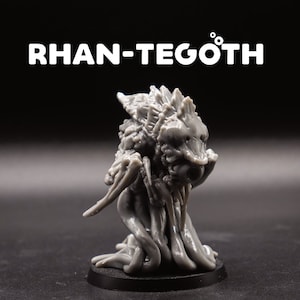Rhan-Tegoth - Tentacled Cosmic Horror - Wandering Desert - Printed Obsession D&D Dungeons and Dragons Pathfinder Tabletop Miniature Monster