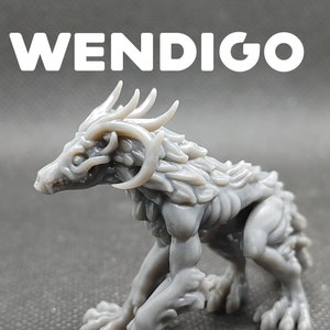 Wendigo - Printed Obsession - Undead Creature- D&D Dungeons and Dragons / Pathfinder Tabletop Miniature Active