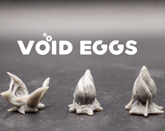 Void Eggs - Alien Bulb Plant Fungi Trap - Printed Obsession - Creatures from Behind the Veil - / Scifi Mothership Tabletop Miniature Terrain