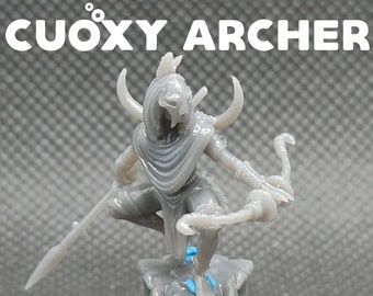 Cazadora de la Selva / Arquera - Cuoxy - Dragon Trapper's Lodge - D&D Dungeons and Dragons / Pathfinder Tabletop Personaje en miniatura