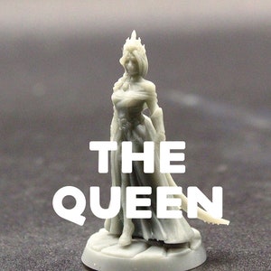Queen - Royal Ruler - Galaad Miniatures - D&D Dungeons and Dragons / Pathfinder Tabletop Miniature Character / NPC