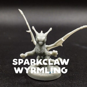 Sparkclaw Wyrmling - Dragon Trapper&#39;s Lodge - D&D Dungeons and Dragons / Pathfinder Tabletop Miniature Character