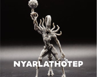 Nyarlathotep - Cthulhu Lovecraft Dark Pharaoh God - The Wandering Desert - Printed Obsession - D&D Dungeons and Dragons Tabletop Miniature