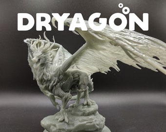 Dryagon - Forest Dragon - Dryad Druid Dragon Guardian Fey - Dragon Trapper's Lodge - D&D Dungeons and Dragons / Pathfinder Tabletop Monster