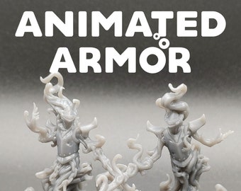 Animated Armor - Galaad Miniatures - D&D Dungeons and Dragons / Pathfinder Tabletop Miniature Monster
