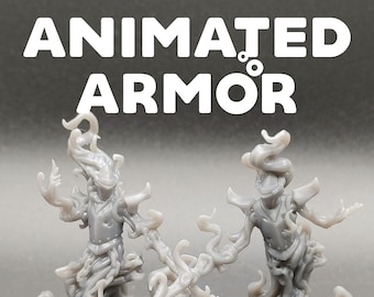 Animated Armor - Galaad Miniatures - D&D Dungeons and Dragons / Pathfinder Tabletop Miniature Monster