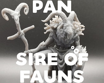 Pan, padre de faunos - Dragon Trapper's Lodge - D&D Dungeons and Dragons / Pathfinder Tabletop Miniature Boss