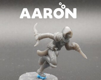 Aaron - Rogue - Galaad Miniatures - D&D Dungeons and Dragons / Pathfinder Tabletop Miniature