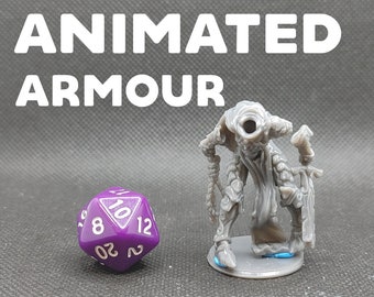 Armadura animada - Obsesión impresa - Constructo - D&D Dungeons and Dragons / Pathfinder Tabletop Miniature Active
