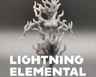Lightning Elemental - Printed Obsession - Frankensteins Lab - D&D Dungeons and Dragons / Pathfinder Tabletop Miniature Monster
