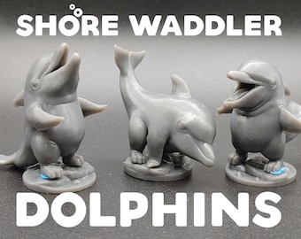 Shore Waddler Dolphins - Dragon Trapper's Lodge - D&D Dungeons and Dragons / Pathfinder Tabletop Miniature Monster