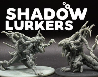 Shadow Lurker - Shadow Monster - Horror Alien - CastNPlay - Fear the Void - D&D / Scifi / Mothership Tabletop Miniature Monster