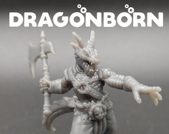 Dragonborn - Galaad Miniatures - D&D Dungeons and Dragons / Pathfinder Tabletop Miniature