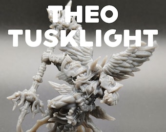 Theo Tusklight - CastnPlay - D&D Dungeons and Dragons / Pathfinder Tabletop Miniature Monster