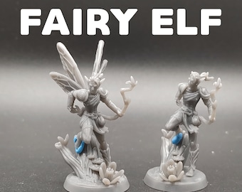 Fairy Elf - Galaad Miniatures - D&D Dungeons and Dragons / Pathfinder Tabletop Miniature